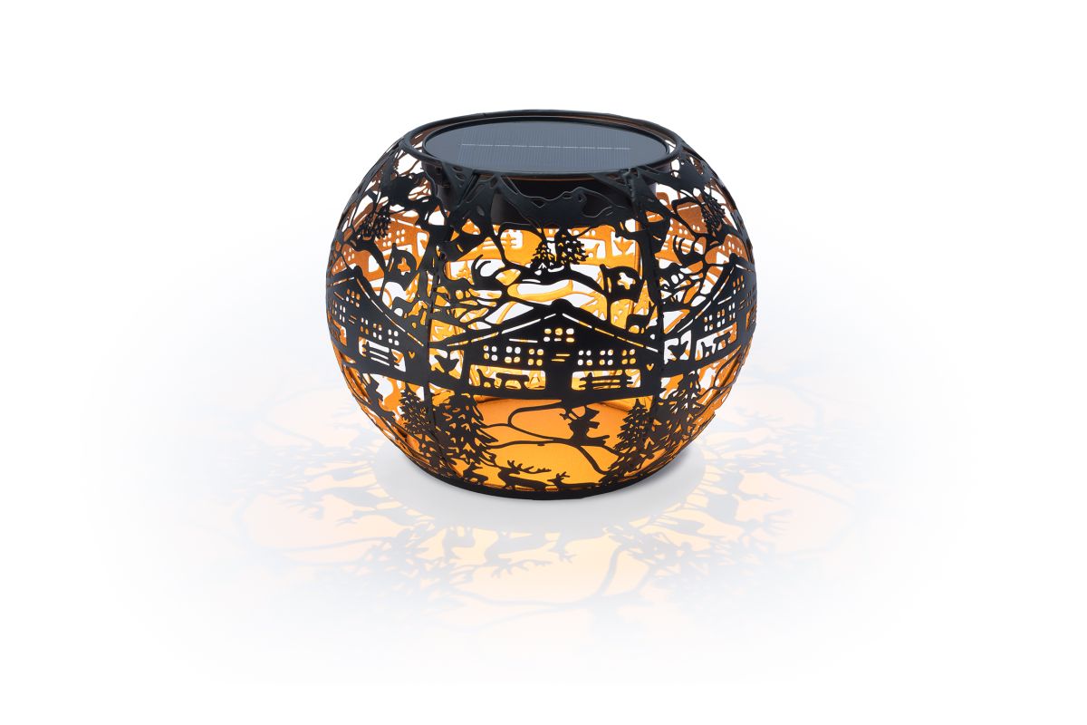 Solar Antic Globe Silueta