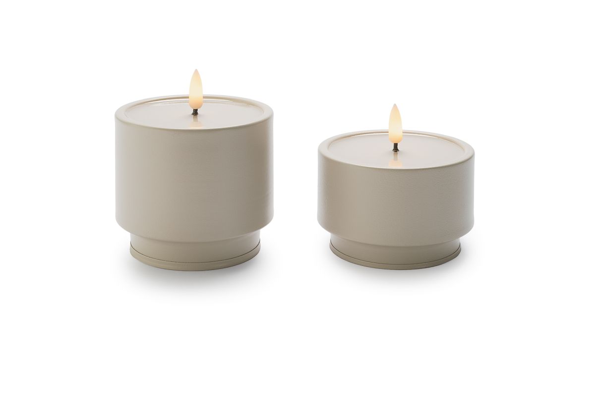 Ambiente Candle Set beige