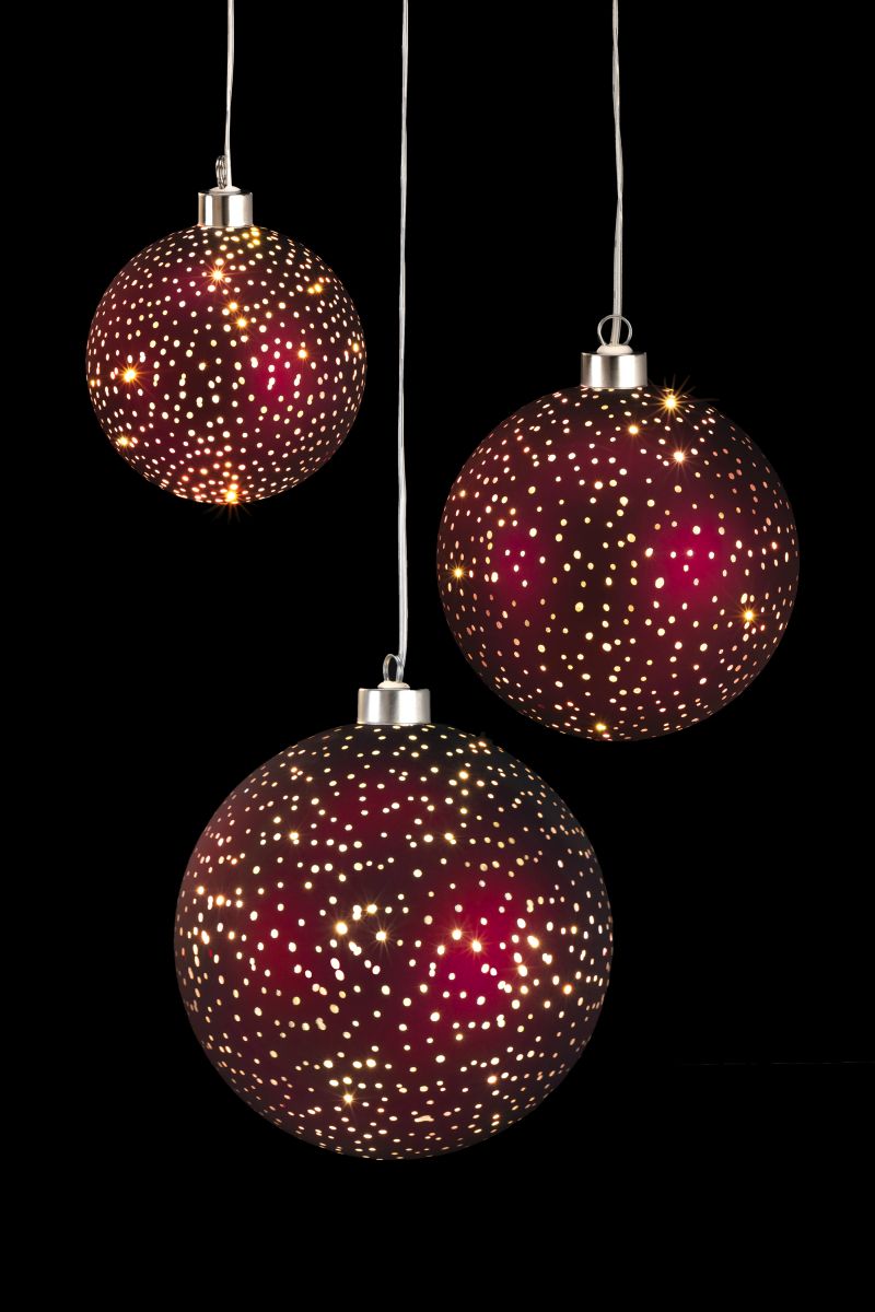 Glamour Ball Set bordeaux